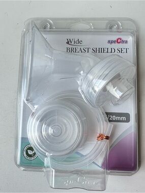Spectra Wide Breast Shield Set 20mm Replacement Parts Backflow Protector Tubing